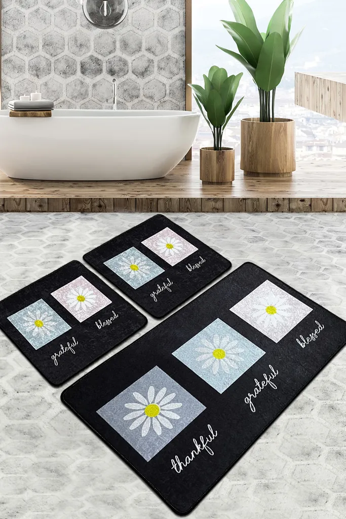 Tappetini da Bagno Mijolnir CHL3262 - 100% Poliestere 700 gr/m² Colorato