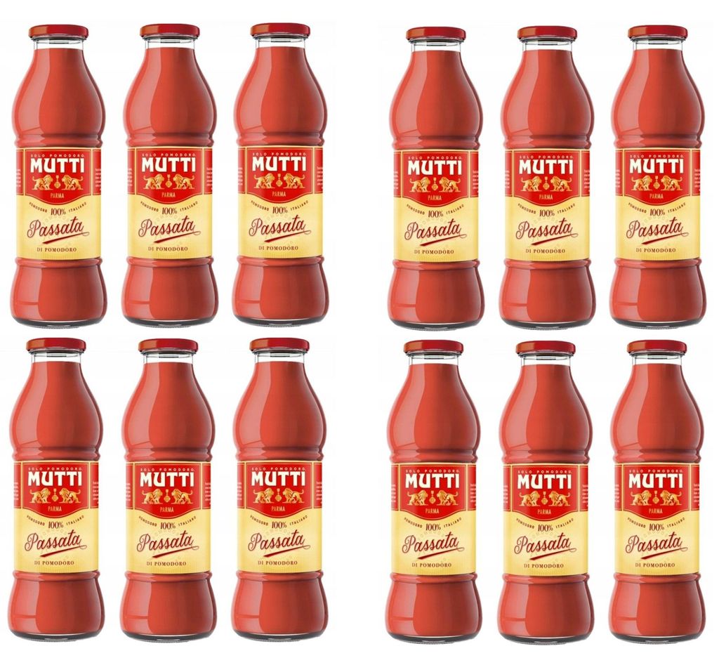 Passata italienne à la tomate - Mutti, grand format, lot de Image du produit 
