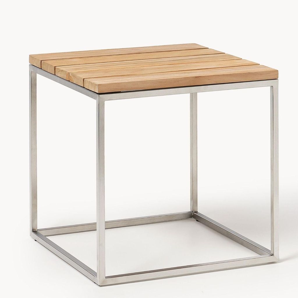 Jan Kurtz Lux Patio Garten Couchtisch aus Holz und Stahl Produktbild 