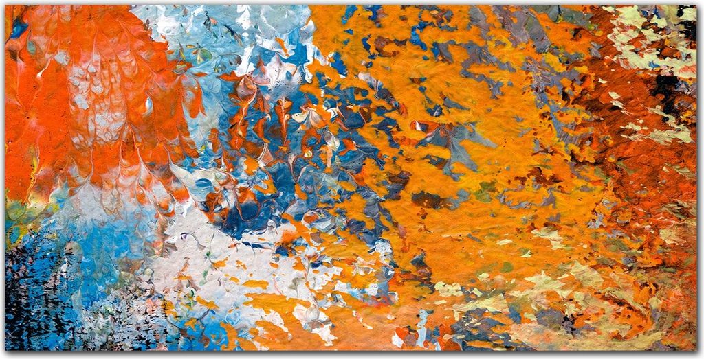 Coloray - Bild aus Glas - Glasbilder - 100 x 50 cm - Wohnzimmer Glasblock mit Bild Wanddekoration Gehärtetes Glas Dekoration Küche - Malerei