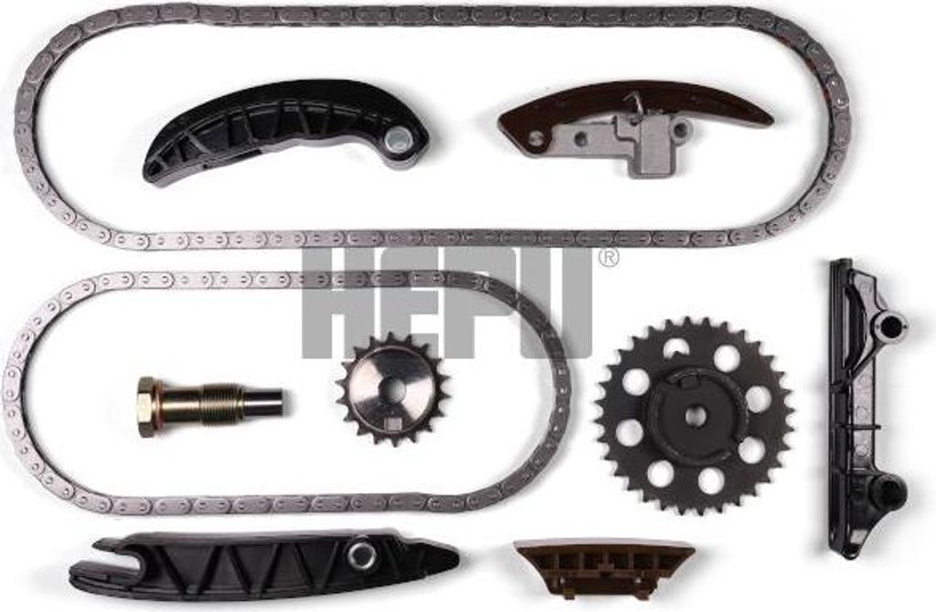 HEPU 21-0480 Steuerkettensatz OE 03H109503 kompatibel mit 3er E90, Caldina, Octavia, FR-V, A6 4F, Yaris, Z4er E85, Santa Fe, Laguna, 6er E63, 407, ...