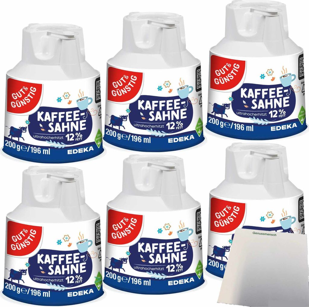 Gut & Günstig Kaffeesahnekännchen 12% Fett Kaffee-Sahne Produktbild 