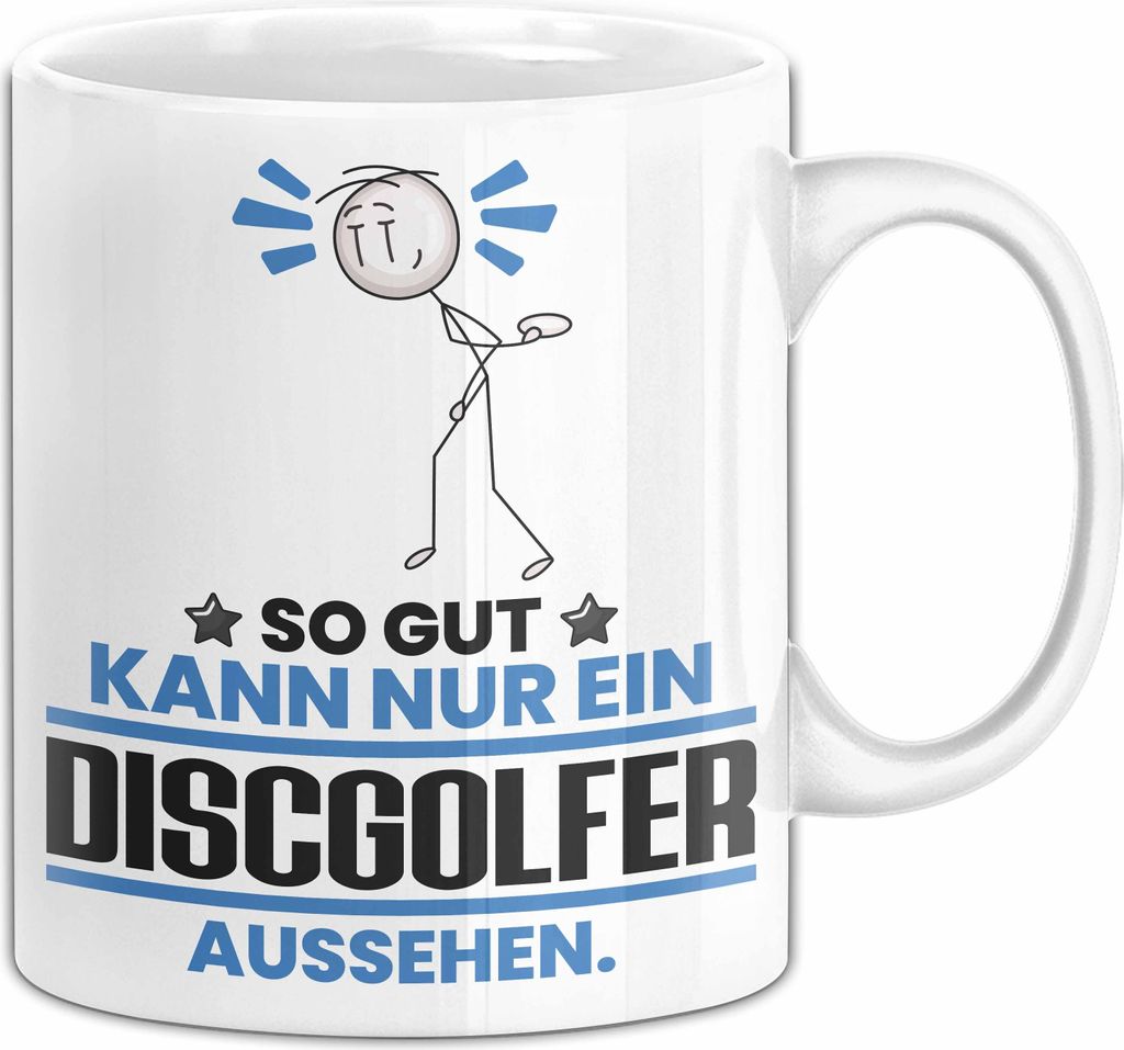 Discgolfer Geschenk Tasse So Gut Kann Nur Ein Discgolfer Produktbild 