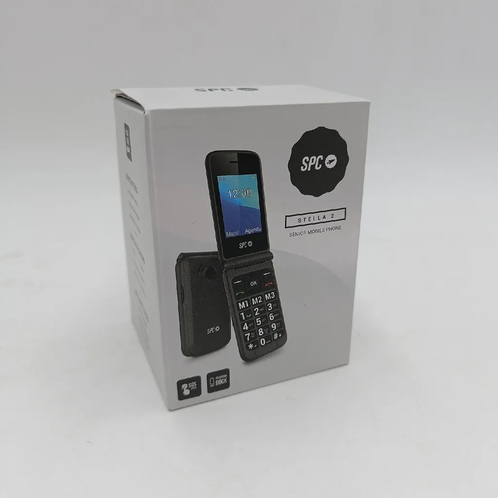 Téléphone Senior Facile à Utiliser SPC Stella 2 Large Écran Couleur SOS