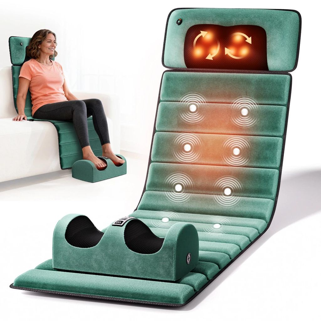 Shiatsu Ganzkörper - Massagematte - Mit Fußmassagegerät - Produktbild 