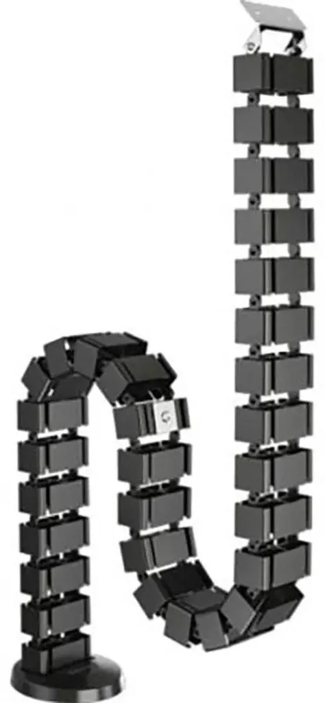 Organisateur de câbles vertical magnétique Fellowes noir 128,8 cm