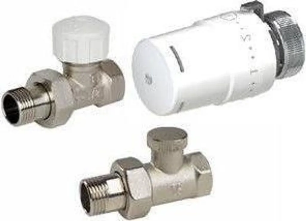 Kit vanne à passage direct et tête thermostatique haute précision - 2