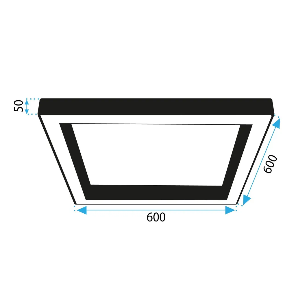 Suspension métal noir Toolight APP1284-C - Finition mate et durable