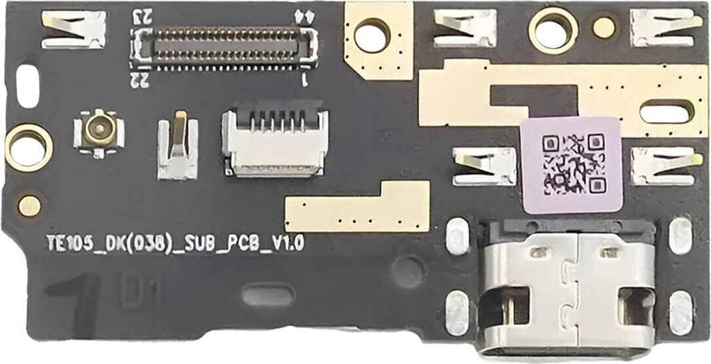 Clappio, USB-C Ladeanschluss für Blackview BV5300 / BV5300 Pro, Schwarz
