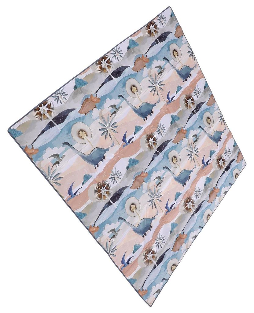 Baby-Lauerbett – schmutzabweisende, abwischbare Nylon-Bodenmatte für unter den Hochstuhl, 130 cm, für Kleinkinder