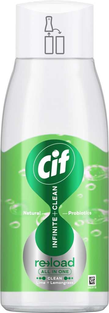 Cif Środek do Czyszczenia Powierzchni Clean Lime Lemon 590 Zdjęcie produktu 