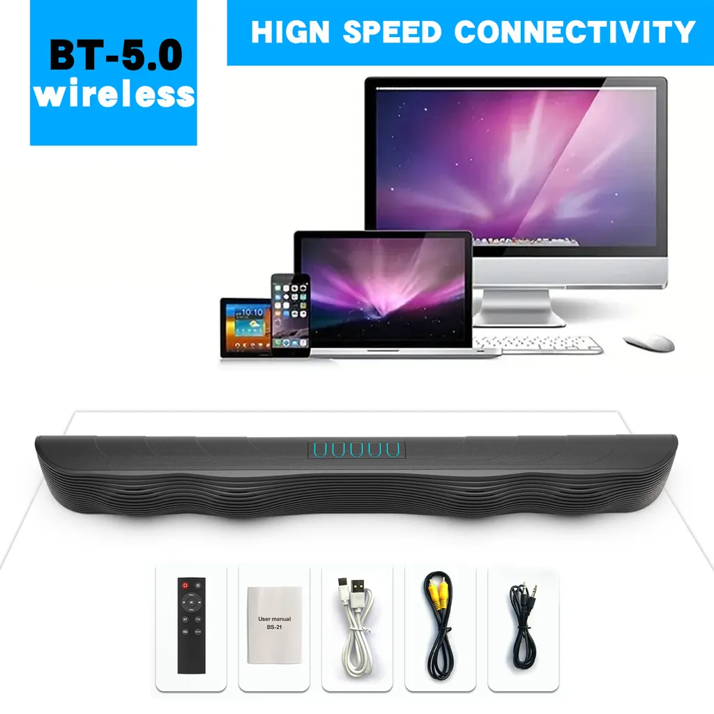 Haut-parleur Bluetooth BS-21 Multi-modes avec Lecteur USB et Carte TF