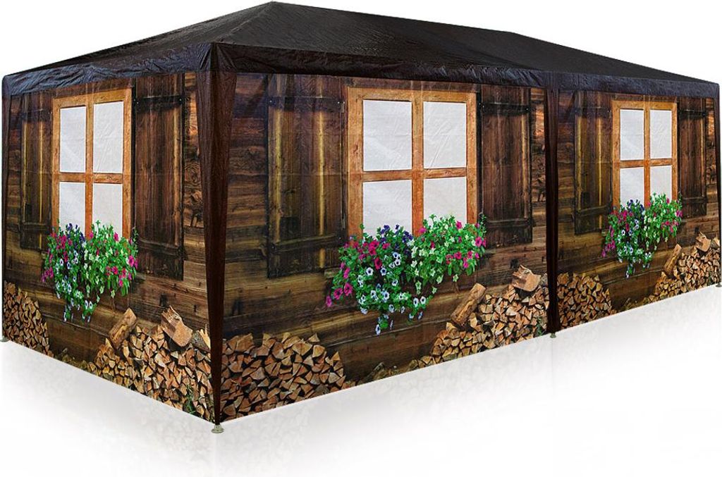 DEUBA® Pivný stan 3x6 m Dizajn alpskej chaty 6 Obrázok produktu 