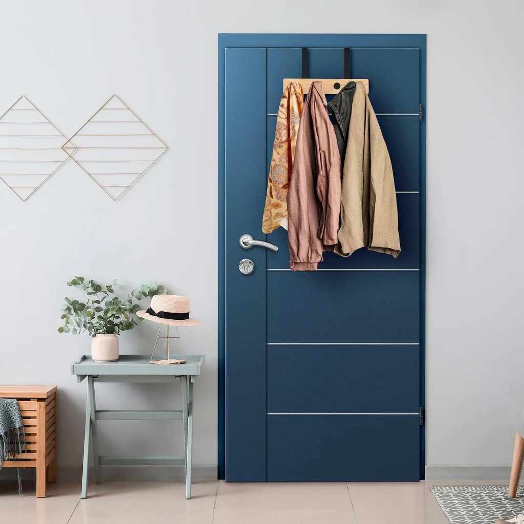 Appendiabiti da Porta 4 Ganci Offertissima | Acciaio che non Tradisce