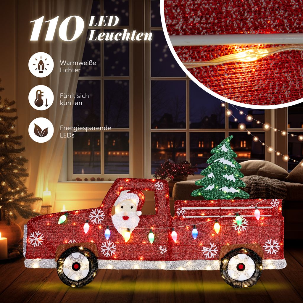FCH LED Weihnachtsmann Weihnachten，Weihnachtsdeko  Produktbild 4