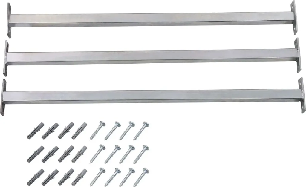 Grille de protection fenêtre extensible 710-1200 mm en acier blanc