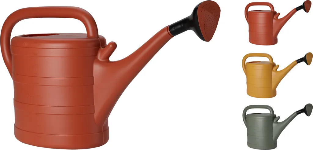 Arrosoir en métal galvanisé 5L avec pomme d'arrosage amovible design