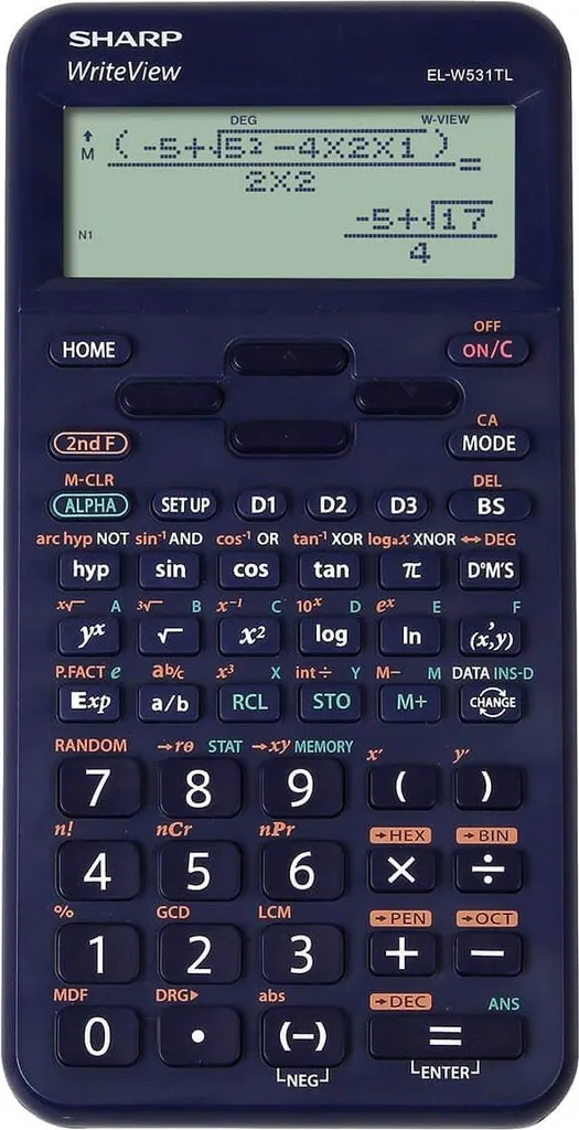 Recensione Calcolatrice Sharp EL-W531TLB-BL: 420 Funzioni e WriteView