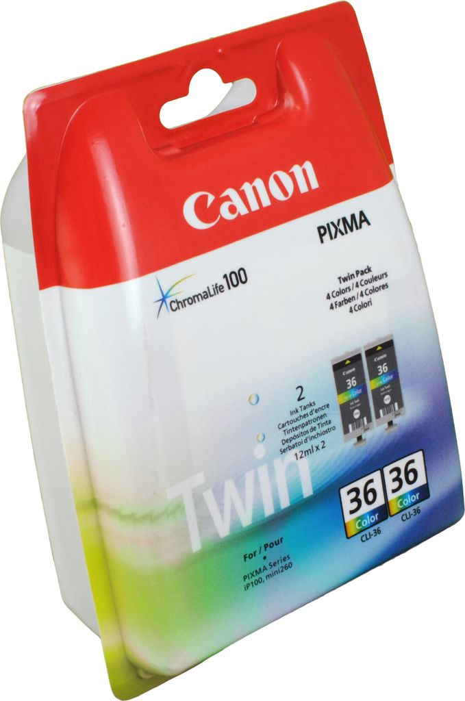 Canon 1511B025 Canon CLI-36 Twin-Pack  color Imagen del producto 