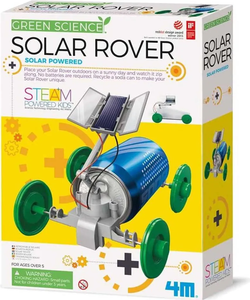 Auto Solaire Kidzlabs Green Science sans Pile : Kit Énergie Solaire