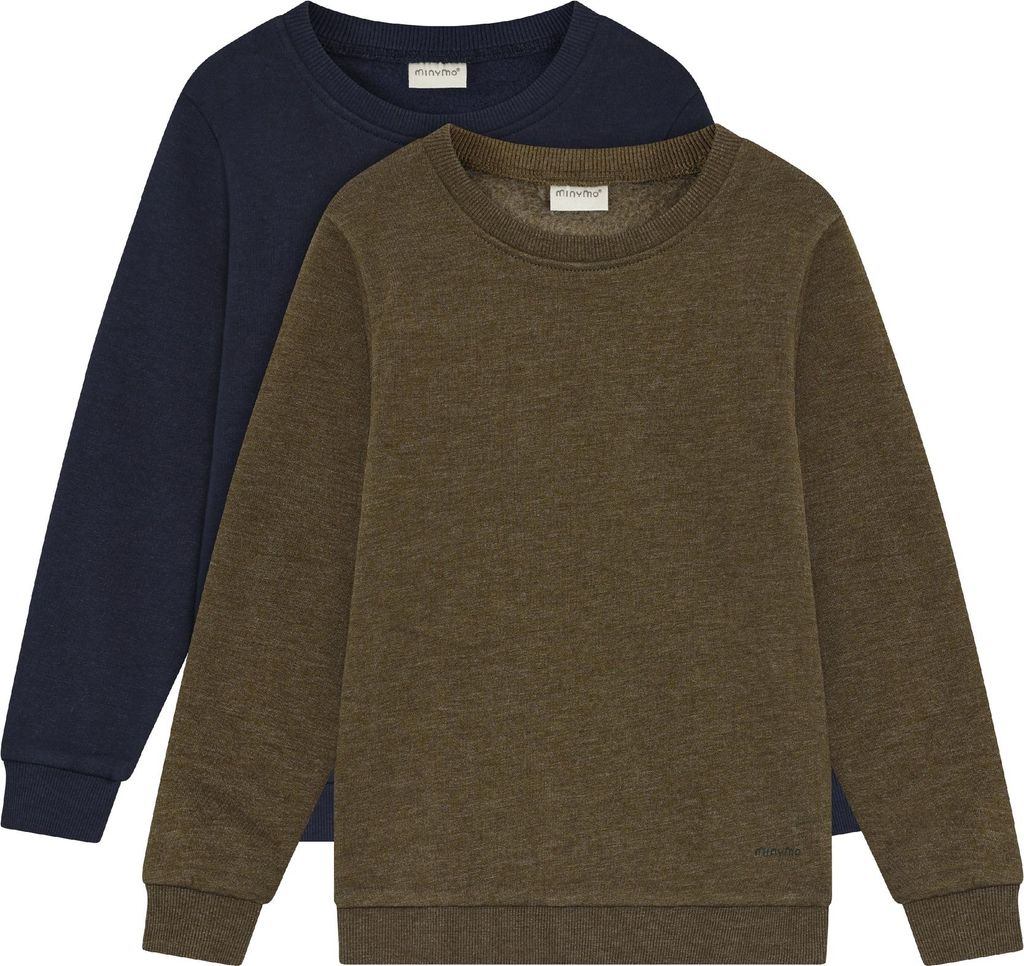 MINYMO MISweatshirt Uni Kinder Pullover Sweater Baumwollmischung regular fit