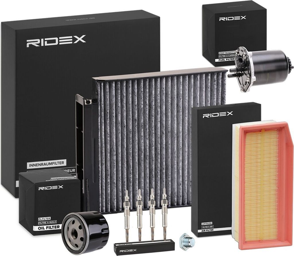 RIDEX Inspektionspaket Filterset für DACIA DUSTER