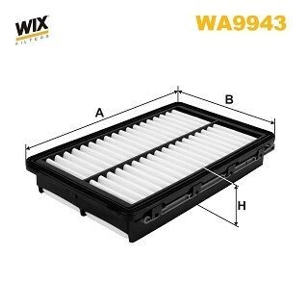 Luftfilter WIX FILTERS WA9943 für HYUNDAI Tucson (NX4, NX4E) Filtereinsatz