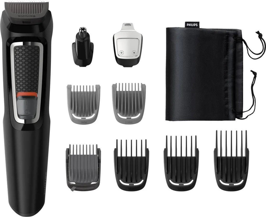 Tondeuse Philips MG3740/15 Série 3000 avec Lames Auto-affûtées et 9 Outils