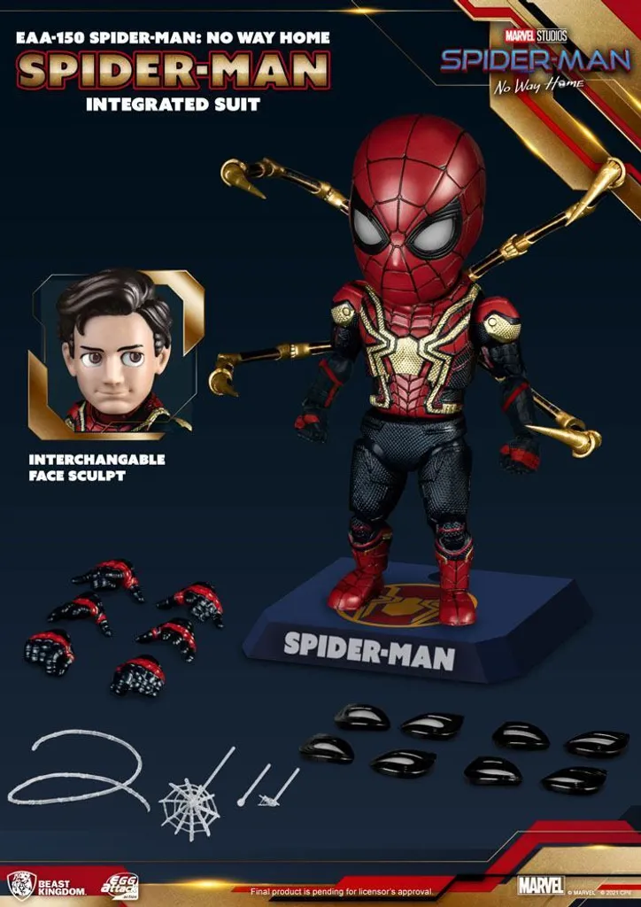 Spider-Man Integrated Suit Beast Kingdom Egg Attack Action EAA-144 17cm