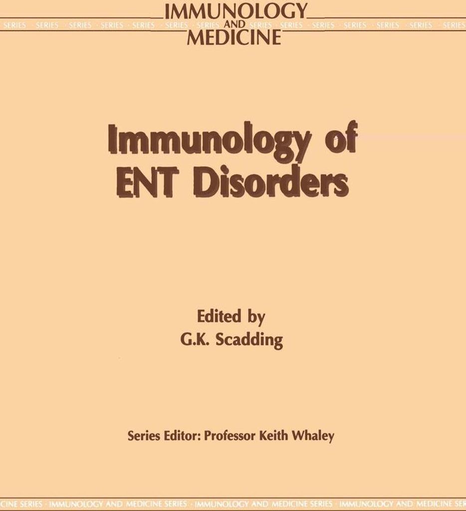 Immunology of ENT Disorders