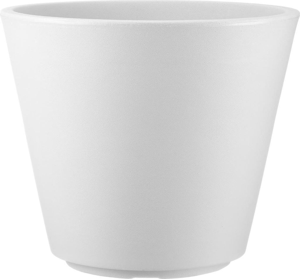 TeraPlast Pflanzgefäße RIBEIRA Bianco weiß 40 - Kunststoff