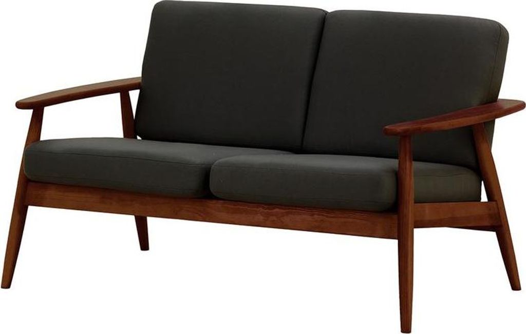 Zweisitzer Gartensofa Demure Aqua-Kanaria 7031-8007 dark oak