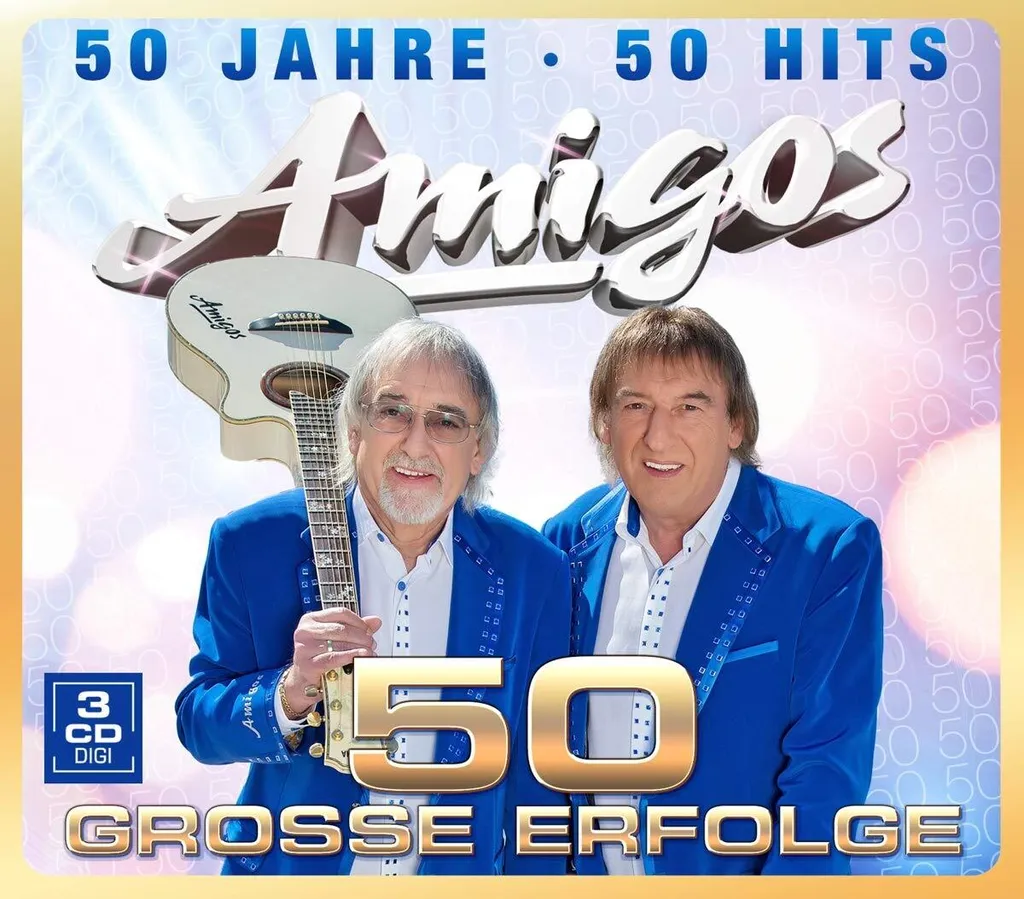 Amigos 50 ans 50 hits Coffret 3 CD avec Sélection des Meilleurs Titres