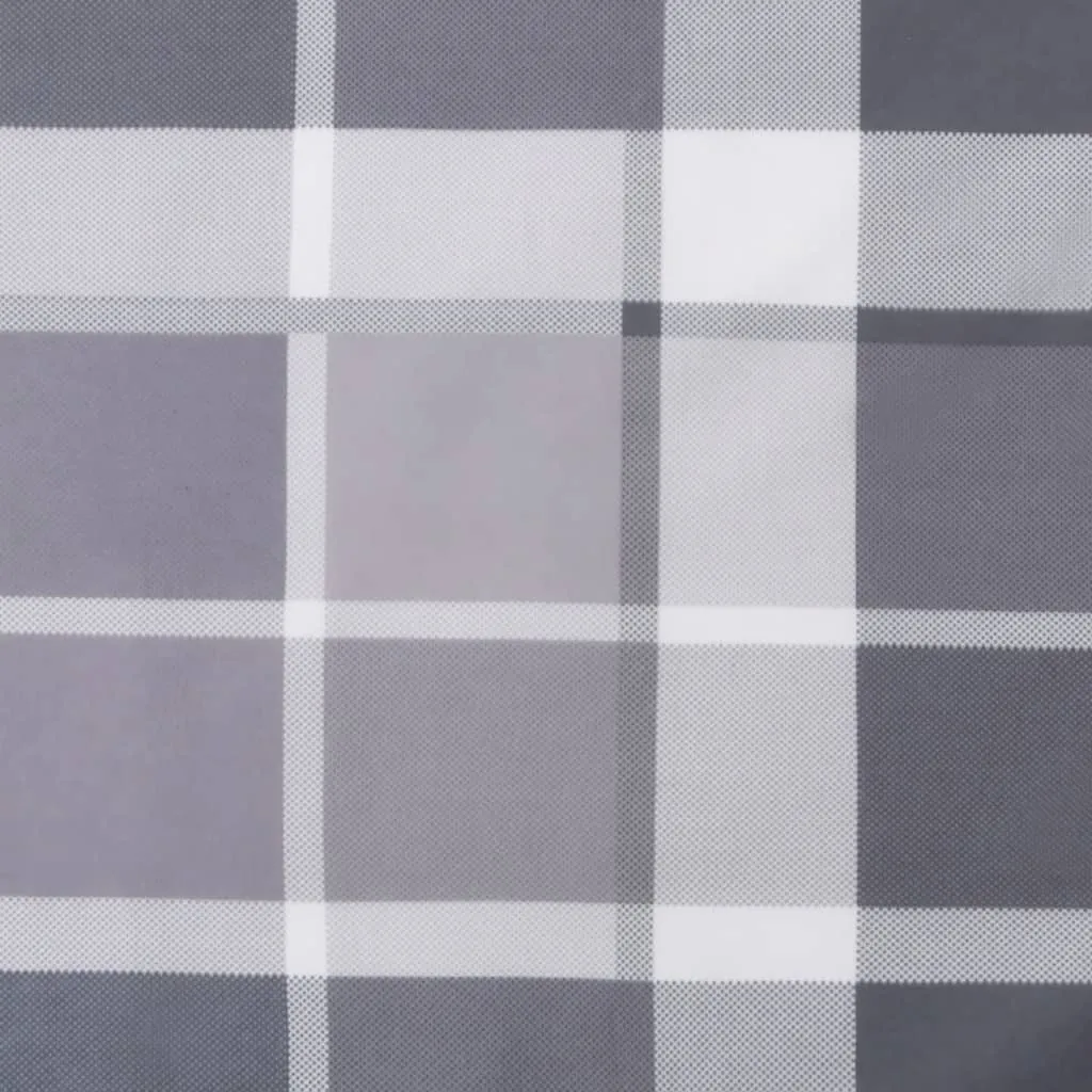 Cuscini per Pallet 2 Pezzi Grigio a Quadri | Set Arredo Giardino 2025 - 8