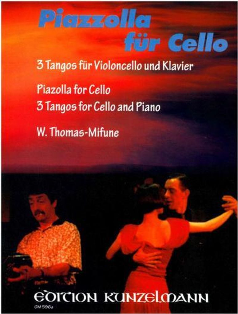 Piazzolla für Cello - 3 Tangosfür Violoncello und Klavier