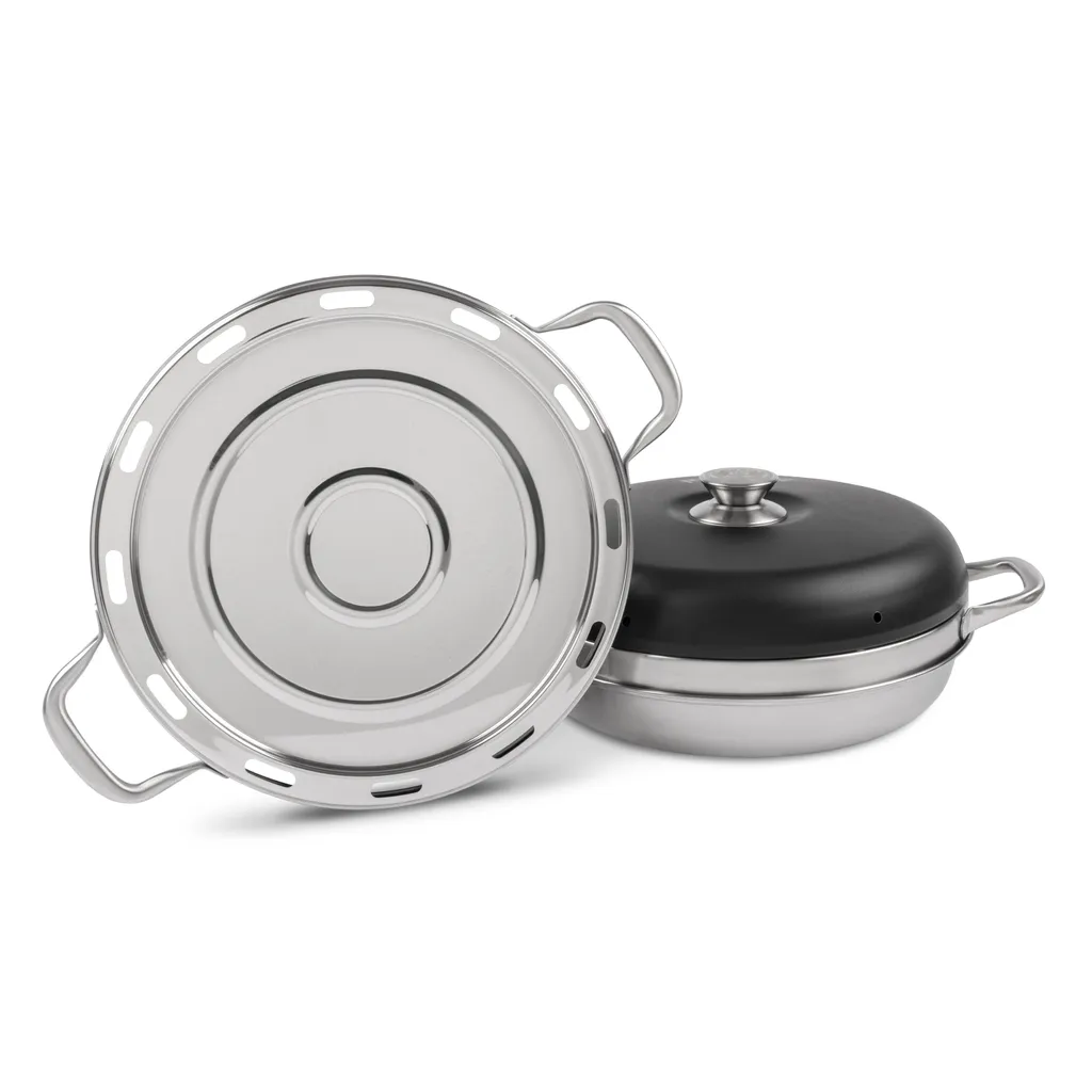 Brûleur à charbon Petromax en acier inoxydable avec ventilation optimisée - 3