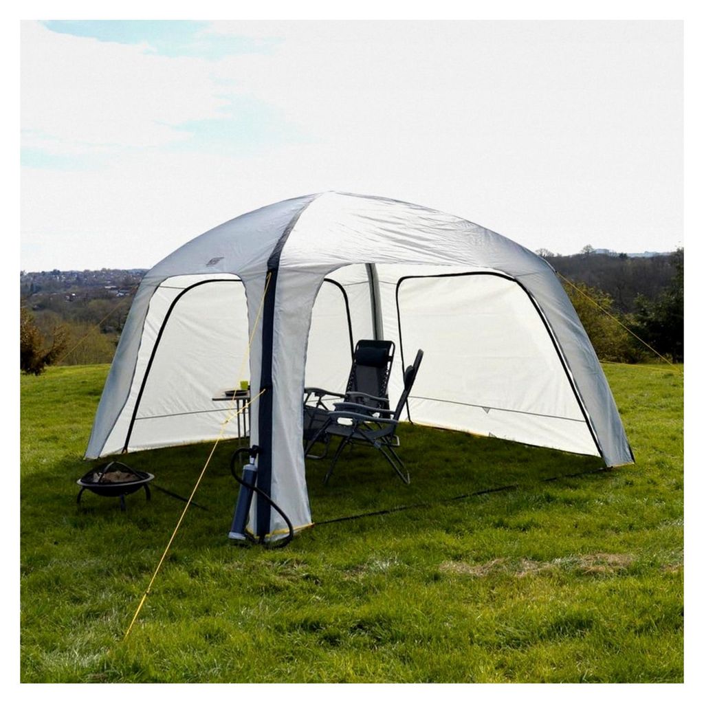 2 Seitenwände für aufblasbaren Pavillon Event Shelter Garten Camping Park Events Grau