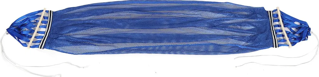 Hamac suspendu anti-retour en nylon mesh bleu ultra résistant et aéré