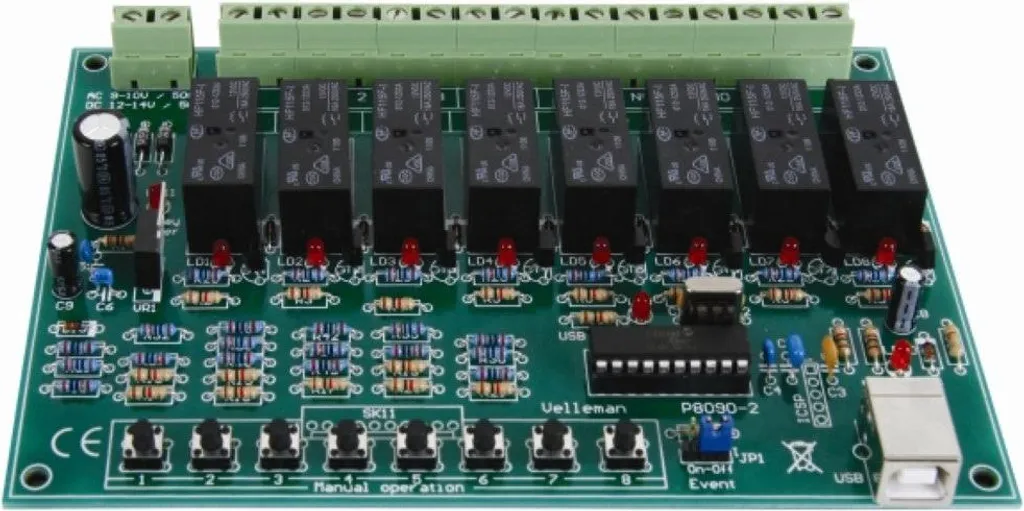 Automatisez vos Équipements via PC avec cette Carte-relais USB à 8 Canaux