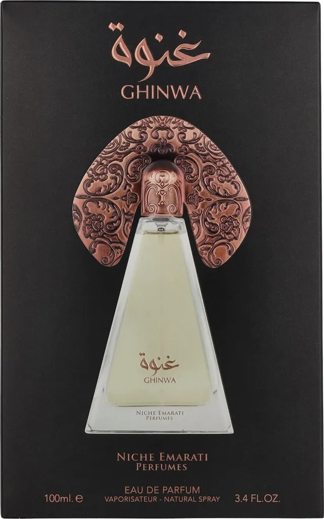 Profumo Ghinwa Lattafa Niche Emarati 100ml - EDP Unisex Originale - 8