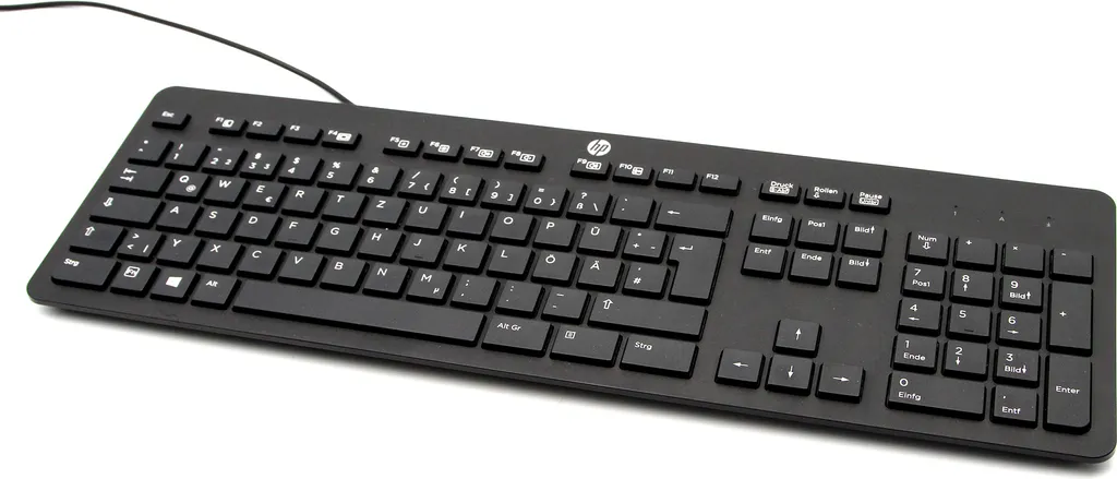 Clavier HP Business Slim USB pour Poste de Travail - Confort de Saisie Pro