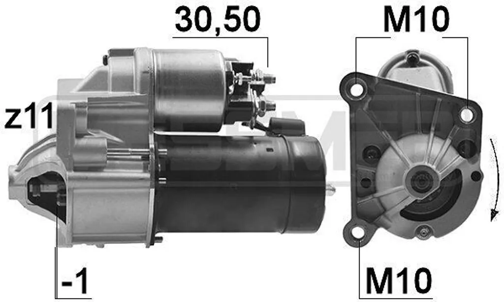 Démarreur pour Renault Scenic I et Megane - Réparation OE 7700113207