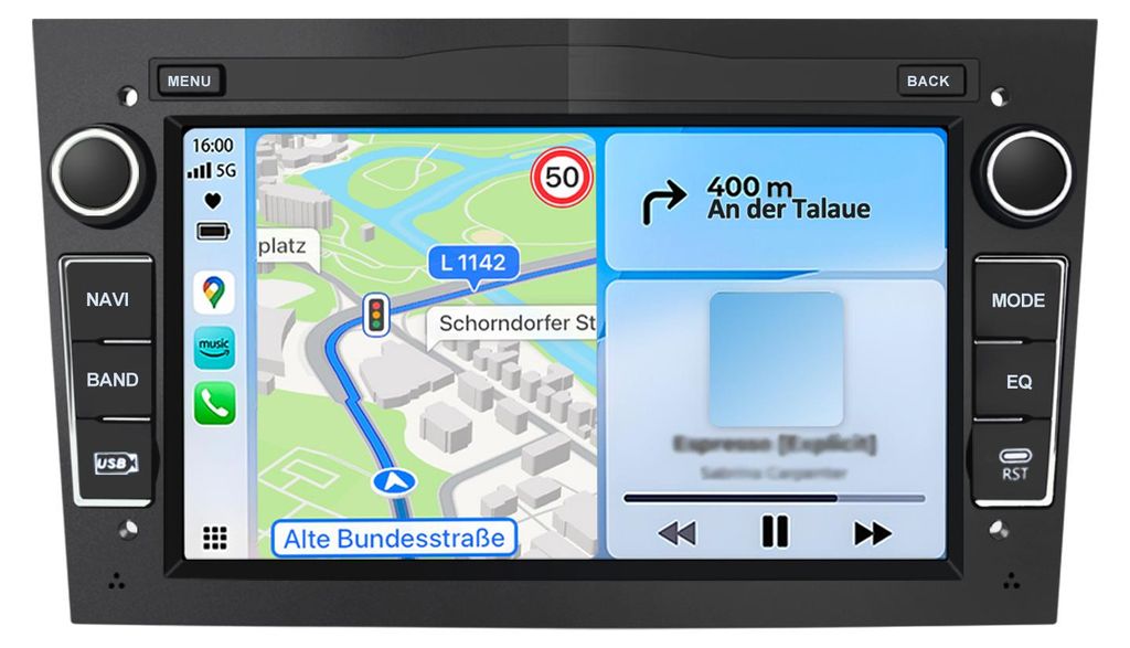 7 Zoll 2+64GB Autoradio für Opel Astra Antara Vectra Corsa Produktbild 