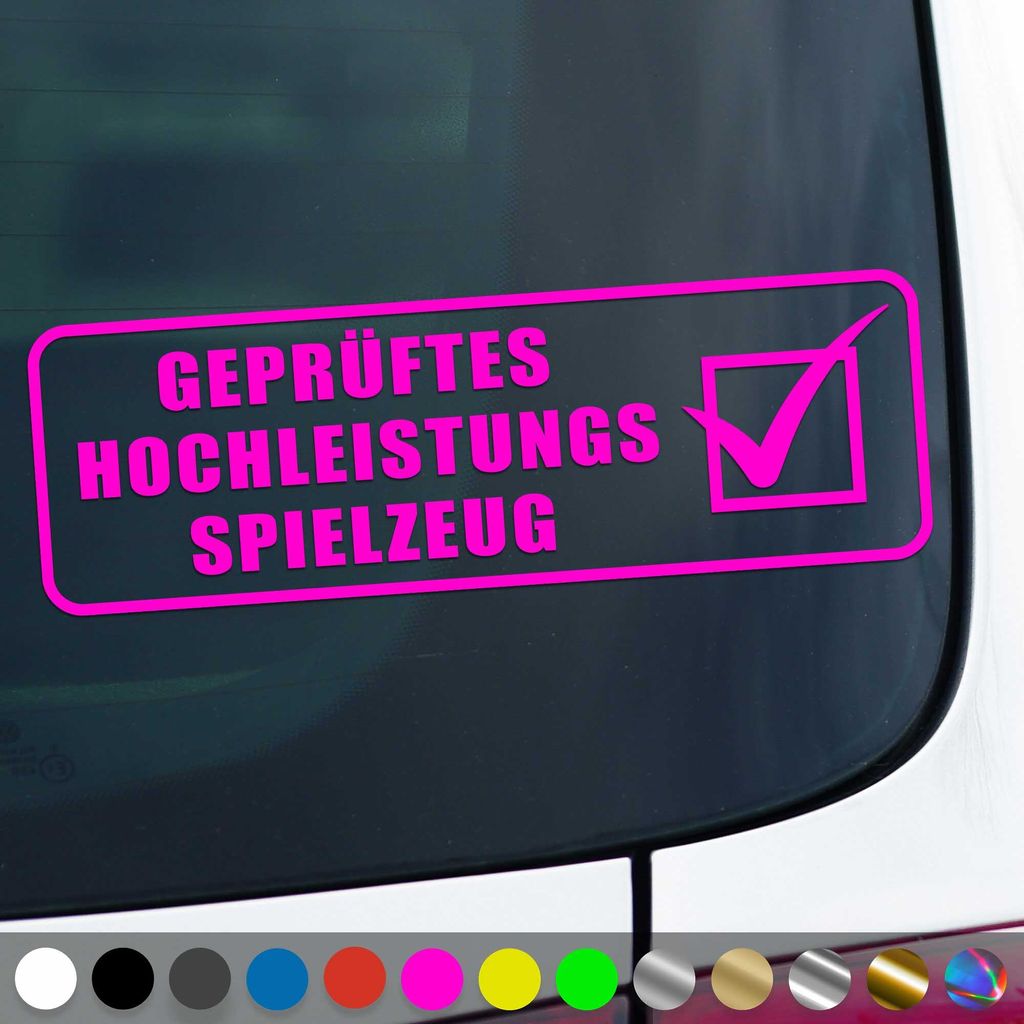 PantherPixel es Hochleistungsspielzeug Aufkleber Tuning Sticker Auto Geschenkidee Farbe Neon-Pink