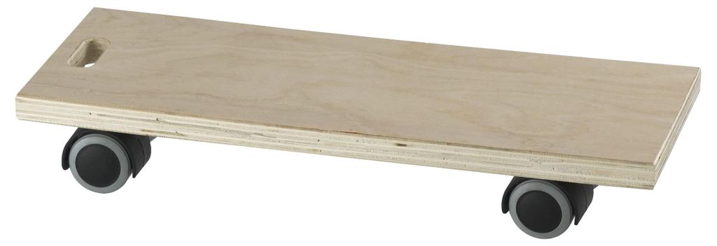 Dörner + Helmer Transportroller Multi, 395x145x70mm, 80kg Tragkraft, für Kisten und Möbel