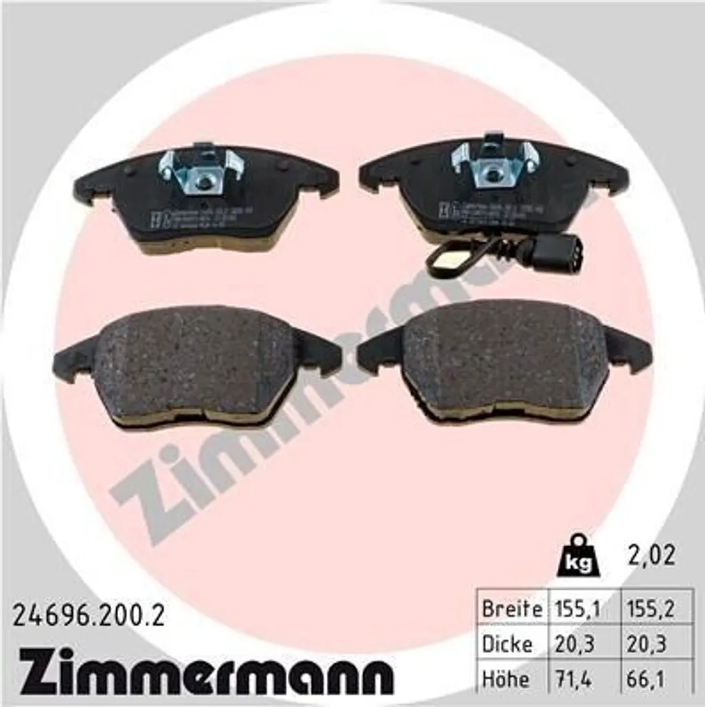 Plaquettes de frein Zimmermann : stoppez les bruits et l'usure Audi