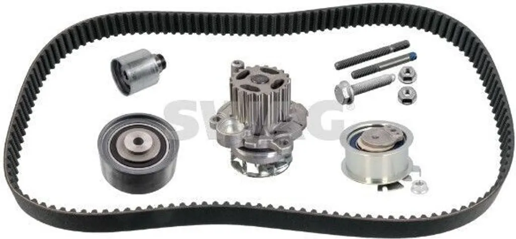 Kit distribution SWAG 30 93 2742 robuste avec pompe à eau pour Jetta Mk5
