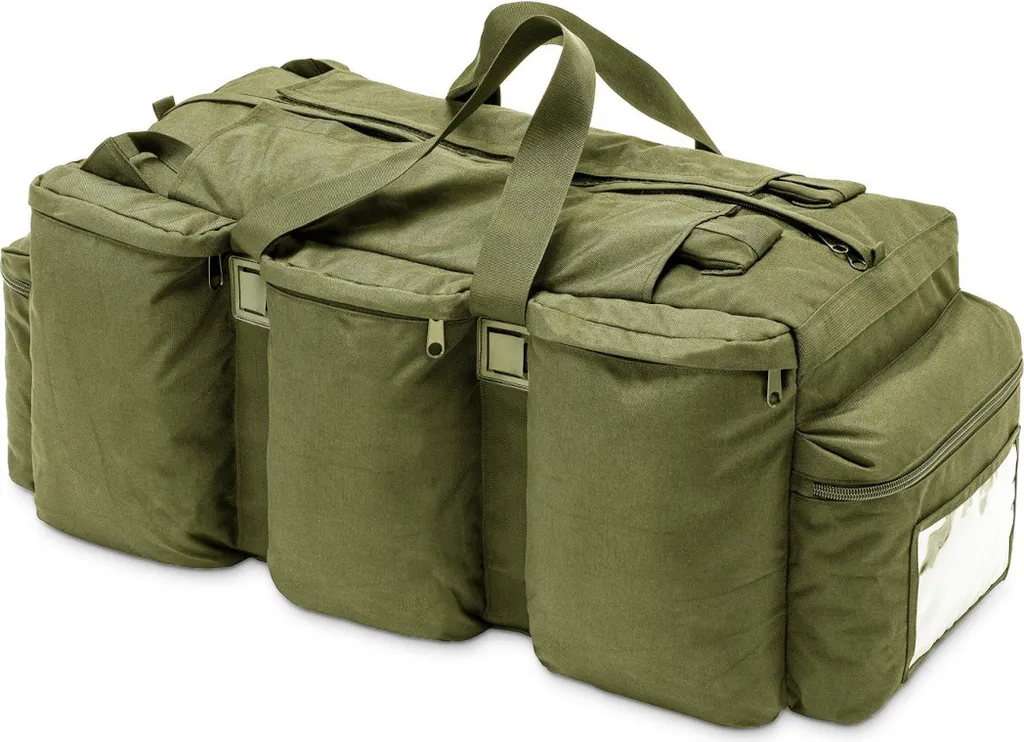 Sac de voyage Defcon 5 100L Vert : Finis les problèmes de place et de tri
