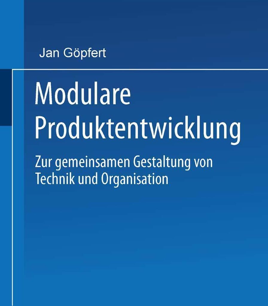 Modulare Produktentwicklung