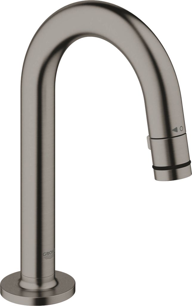 GROHE Waschtisch-Standventil Universal 20201, C-Auslauf, hard graphite gebürstet